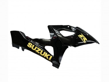 Suzuki GSXR 1000 Motorrad Verkleidung 2005-2006 - Glanzendes Schwarz Gold Aufkleber