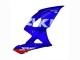 Suzuki GSXR 1000 Motorrad Verkleidung 2005-2006 - Blau Gelb Weiss Rot Motul