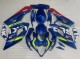 Suzuki GSXR 1000 Motorrad Verkleidung 2005-2006 - Blau Gelb Rot Motul Ecstar