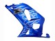 Suzuki GSXR 600 / GSXR 750 Motorrad Verkleidung 2001-2003 - Blau mit Weiss Flamme