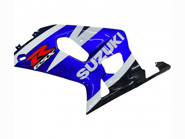 Suzuki GSXR 600 / GSXR 750 Motorrad Verkleidung 2001-2003 - Blau Weiss Glanzendes Schwarz Rot