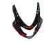 Suzuki GSXR 600 / GSXR 750 Motorrad Verkleidung 2004-2005 - Schwarz Grau Rot
