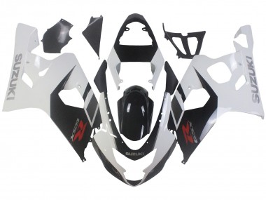 Suzuki GSXR 600 / GSXR 750 Motorrad Verkleidung 2004-2005 - Weiss Schwarz Rot