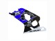 Suzuki GSXR 600 / GSXR 750 Motorrad Verkleidung 2004-2005 - Weiss Blau Schwarz Corona Motul