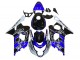 Suzuki GSXR 600 / GSXR 750 Motorrad Verkleidung 2004-2005 - Weiss Blau Schwarz Corona Motul