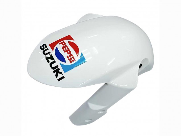 Suzuki GSXR 600 / GSXR 750 Motorrad Verkleidung 2006-2007 - Weiss Rot Gelb Motul