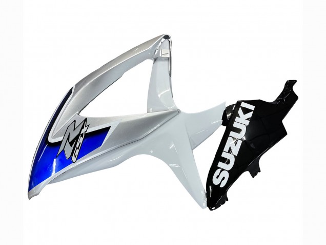 Suzuki GSXR 600 / GSXR 750 Motorrad Verkleidung 2008-2010 - Weiss Silber Blau Schwarz