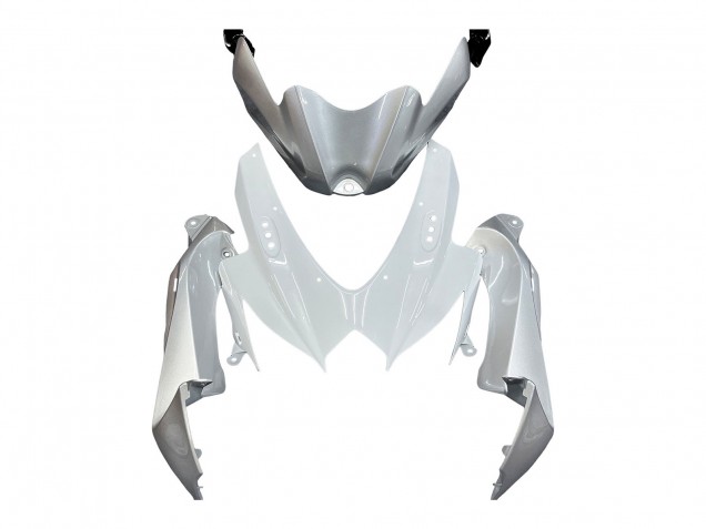 Suzuki GSXR 600 / GSXR 750 Motorrad Verkleidung 2008-2010 - Weiss Silber Blau Schwarz