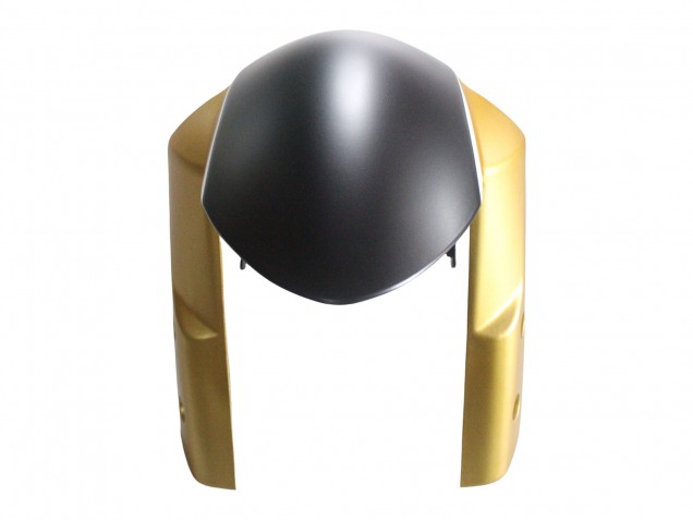Suzuki GSXR 600 / GSXR 750 Motorrad Verkleidung 2008-2010 - Matt Schwarz Weiss Gold