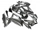 Suzuki GSXR 600 / GSXR 750 Motorrad Verkleidung 2008-2010 - Matt Grau Schwarz