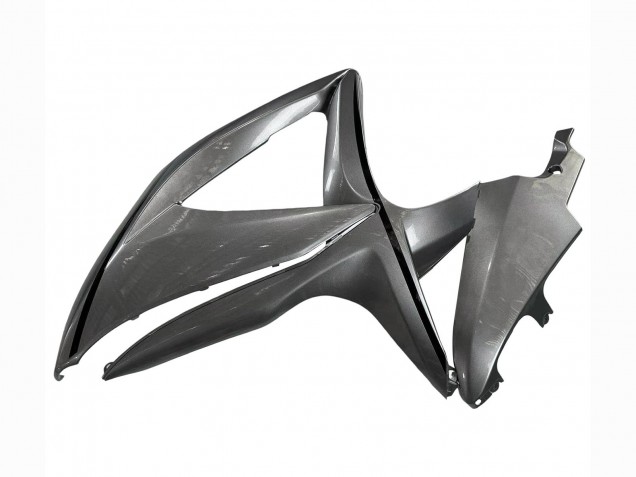 Suzuki GSXR 600 / GSXR 750 Motorrad Verkleidung 2008-2010 - Matt Grau Schwarz