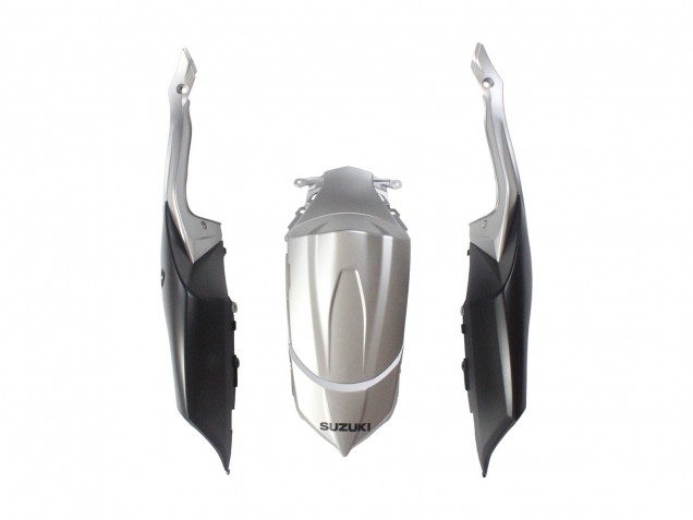 Suzuki GSXR 600 / GSXR 750 Motorrad Verkleidung 2008-2010 - Silber Matt Schwarz