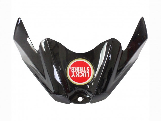 Suzuki GSXR 600 / GSXR 750 Motorrad Verkleidung 2008-2010 - Glanzendes Schwarz Rot Weiss Motul Lucky Strike