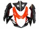 Suzuki GSXR 600 / GSXR 750 Motorrad Verkleidungen Kit 2011-2024 - Rot Glanzendes Schwarz