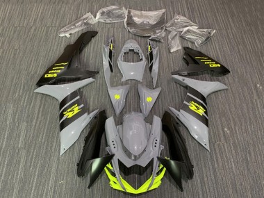 Suzuki GSXR 600 / GSXR 750 Motorrad Verkleidung 2011-2024 - Nardo Grau Neon Gelb Schwarz