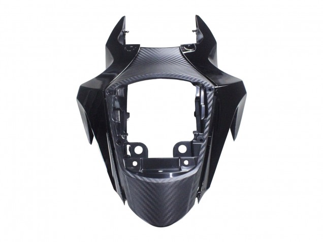 Suzuki GSXR 600 / GSXR 750 Motorrad Verkleidung 2011-2024 - Glanzendes Schwarz Matt Schwarz Weiss Aufkleber