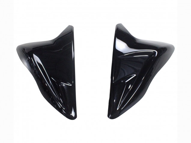 Suzuki GSXR 600 / GSXR 750 Motorrad Verkleidung 2011-2024 - Glanzendes Schwarz Matt Schwarz Weiss Aufkleber