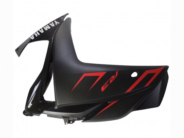 Yamaha YZF R3/R25 Motorrad Verkleidung 2015-2018 - Glanzendes Schwarz Matt Schwarz Rot