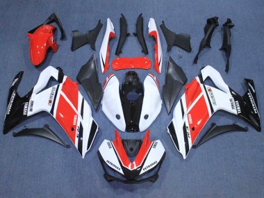 Yamaha YZF R3/R25 Motorrad Verkleidung 2015-2018 - Weiss Rot Schwarz Petronas Yamalube