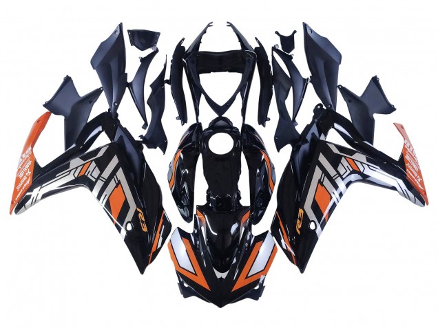 Yamaha YZF R3/R25 Motorrad Verkleidung 2015-2018 - Blau Orange Silber Yamalube