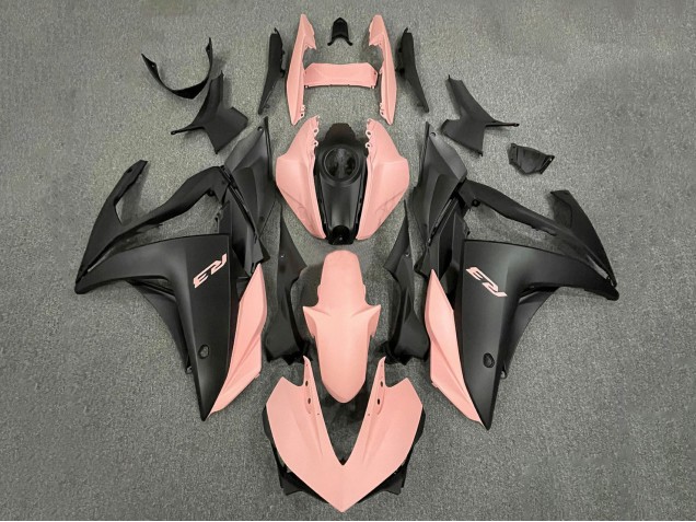 Yamaha YZF R3/R25 Motorrad Verkleidung 2015-2018 - Rosa Matt Schwarz