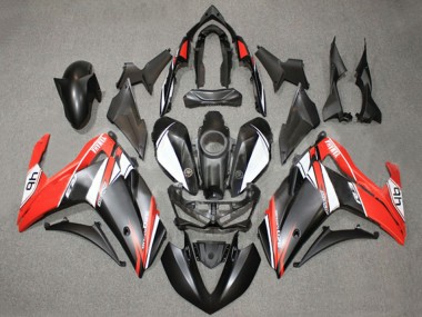 Yamaha YZF R3/R25 Motorrad Verkleidung 2015-2018 - Weiss Rot Matt Schwarz 46