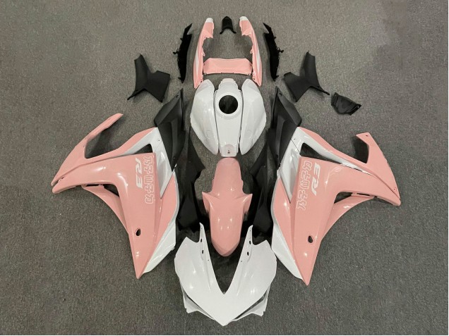 Yamaha YZF R3/R25 Motorrad Verkleidung 2015-2018 - Weiss Rosa Matt Schwarz