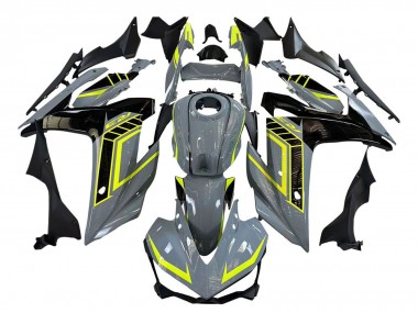 Yamaha YZF R3/R25 Motorrad Verkleidung 2015-2018 - Nardo Grau Neon Gelb Schwarz