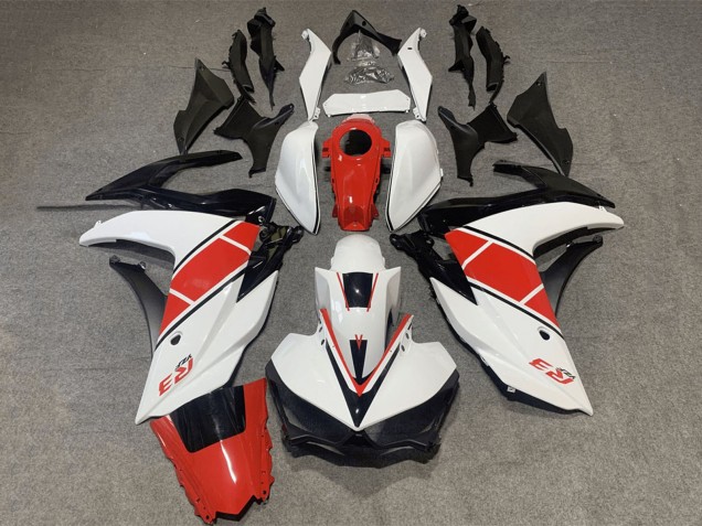 Yamaha YZF R3/R25 Motorrad Verkleidung 2015-2018 - Weiss Rot Schwarz