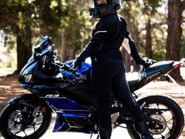 Yamaha YZF R3/R25 Motorrad Verkleidung 2022-2024 - Blau Glanzendes Schwarz