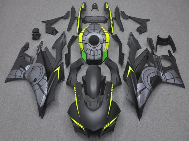 Yamaha YZF R3/R25 Motorrad Verkleidung 2022-2024 - Matt Schwarz Grau Gelb Grun
