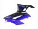 Yamaha YZF R3/R25 Motorrad Verkleidung 2022-2024 - Blau Matt Schwarz