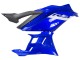 Yamaha YZF R3/R25 Motorrad Verkleidung 2022-2024 - Blau Weiss Matt Schwarz