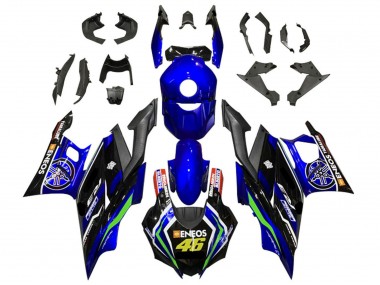 Yamaha YZF R3/R25 Motorrad Verkleidung 2022-2024 - Blau Grun Schwarz ENEOS 46