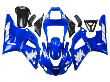 Yamaha YZF 1000 R1 Motorrad Verkleidung 1998-1999 - Blau Weiss