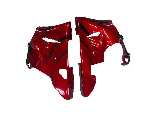 Yamaha YZF 1000 R1 Motorrad Verkleidung 1998-1999 - Glanzendes Schwarz Rot