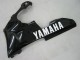 Yamaha YZF 1000 R1 Motorrad Verkleidung 2000-2001 - Glanzendes Schwarz Weiss Aufkleber