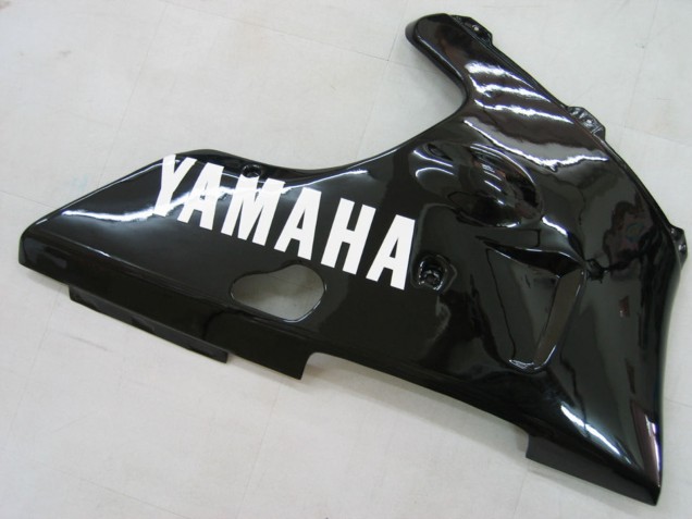 Yamaha YZF 1000 R1 Motorrad Verkleidung 2000-2001 - Glanzendes Schwarz Weiss Aufkleber
