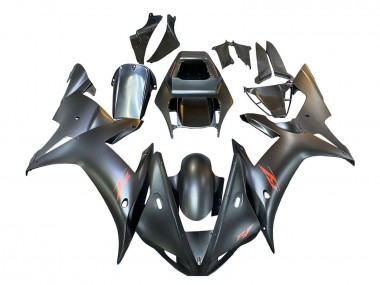 Yamaha YZF 1000 R1 Motorrad Verkleidung 2002-2003 - Matt Schwarz Rot