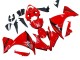 Yamaha YZF 1000 R1 Motorrad Verkleidung 2012-2014 - Rot Glanzendes Schwarz