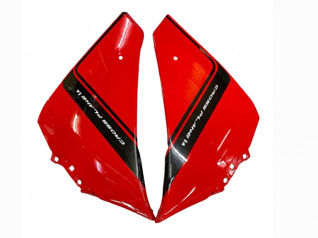 Yamaha YZF 1000 R1 Motorrad Verkleidung 2012-2014 - Rot Glanzendes Schwarz