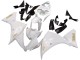 Yamaha YZF 1000 R1 Motorrad Verkleidung 2012-2014 - Weiss Gold Aufkleber