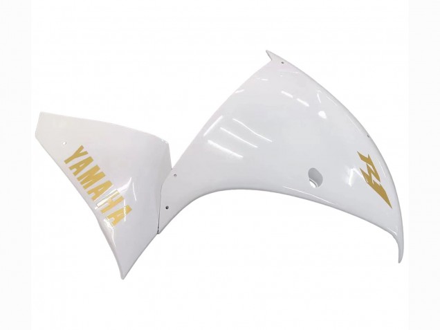 Yamaha YZF 1000 R1 Motorrad Verkleidung 2012-2014 - Weiss Gold Aufkleber
