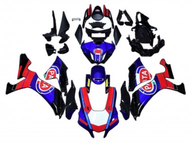 Yamaha YZF 1000 R1 Motorrad Verkleidung 2020-2025 - Blau Rot Gelb Schwarz Pata