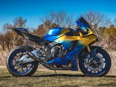 Yamaha YZF 1000 R1 Motorrad Verkleidung 2020-2025 - Blau Gold
