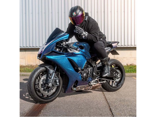 Yamaha YZF 1000 R1 Motorrad Verkleidung 2020-2025 - Gradient Blau Lila