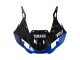 Yamaha YZF 600 R6 Motorrad Verkleidung 1998-2002 - Weiss Blau Glanzendes Schwarz