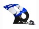Yamaha YZF 600 R6 Motorrad Verkleidung 1998-2002 - Weiss Blau Glanzendes Schwarz