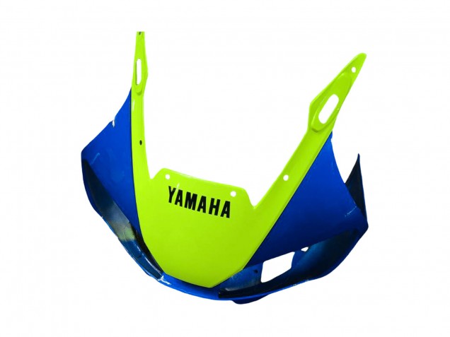 Yamaha YZF 600 R6 Motorrad Verkleidung 1998-2002 - Neon Grun Blau Weiss Champions
