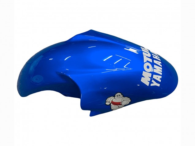 Yamaha YZF 600 R6 Motorrad Verkleidung 1998-2002 - Weiss Blau Neon Gelb Fiat Motul Michelin
